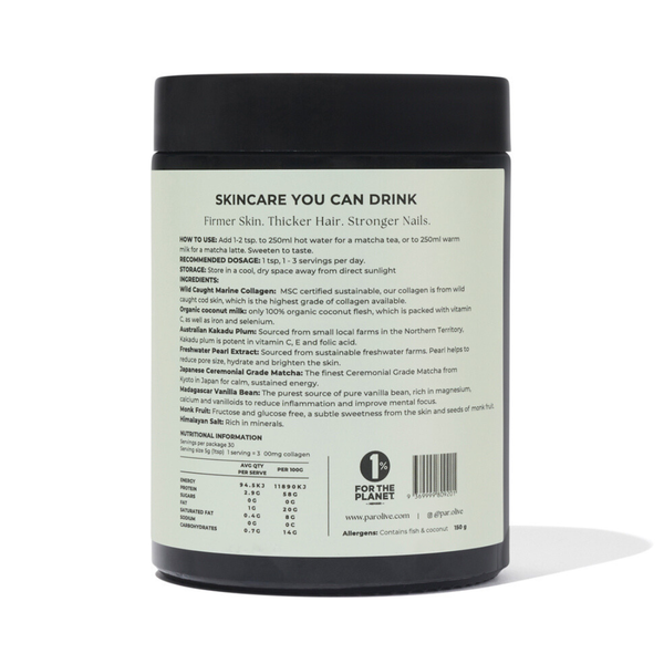 PEARL Marine Collagen SuperPowder (Japanese Matcha)
