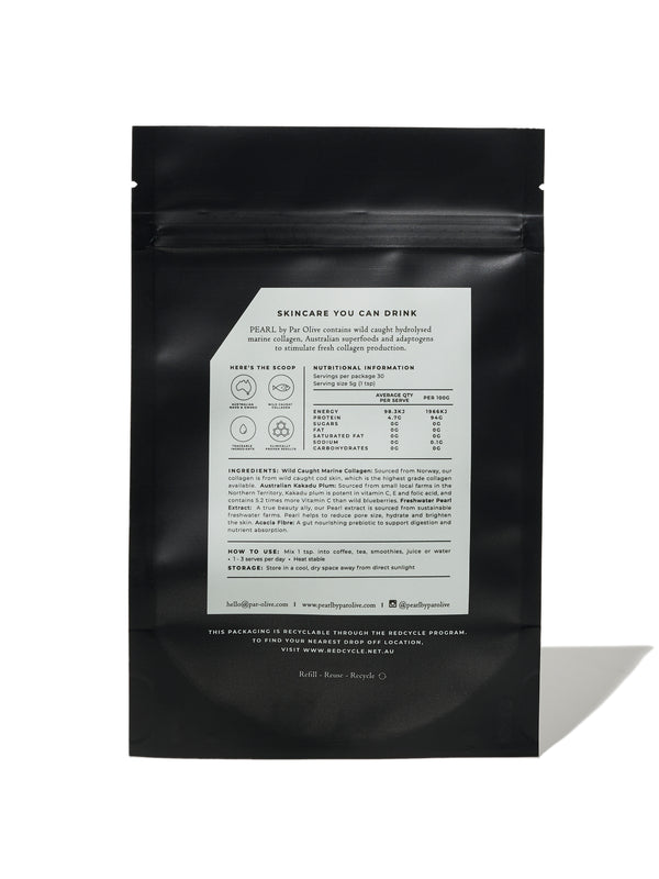 PEARL Marine Collagen Superpowder (Unflavoured) Refill Pouch